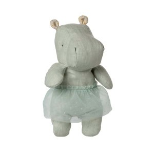 Safari friends | Maileg | Hippo w. skirt | Small | Mint