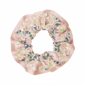 Scrunchie | Satin Edge | Peach