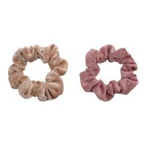 Pack 2 scrunchie | Velvet | Pink Multi