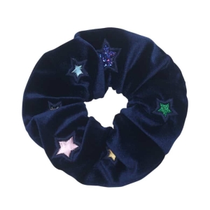 Scrunchie | Constellation Velvet | Navy