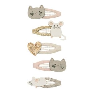 Pack 5 mini ganchos | Cat | Mouse | Multi