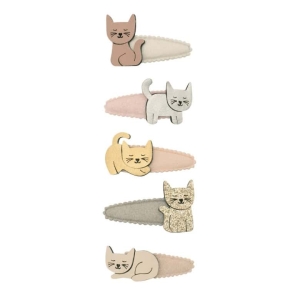 Pack 5 mini ganchos | Kitty Cat | Pink Multi