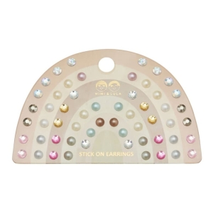 Conjunto de Brincos | Pink Gem | Pearl Stickk | Pink Multi
