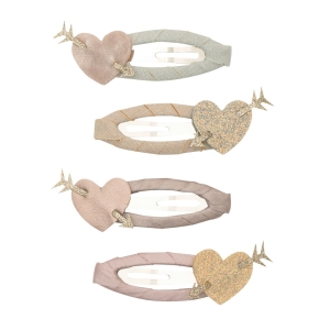 Pack 4 ganchos | Cupid Heart | Pink Multi