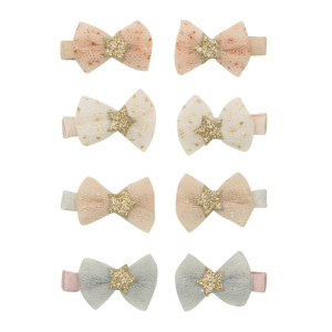 Pack 8 mini ganchos | Tutu Bow | Pink Multi